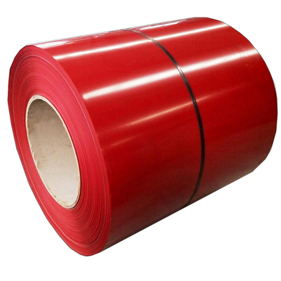 Ral 9012 Boyalı Galvanizli Çelik Rulo Oluklu ASTM PPGI Çelik Rulo