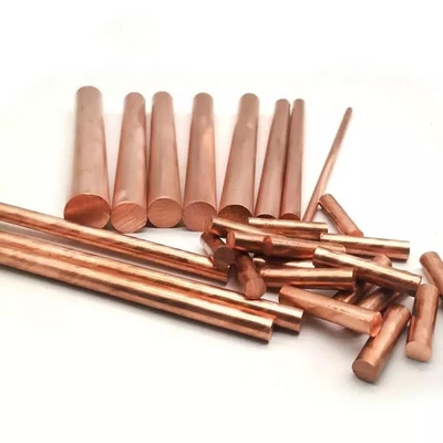 8mm Çap %99.9 Saf Bakır Çubuk C1100 Yuvarlak Şekil Yumuşak Tavlı