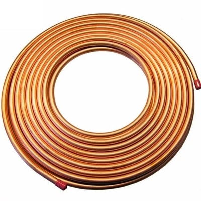 ASTM B280 C12200 C2400 Saf Bakır Boru Gözleme Bakır Bobin Borusu