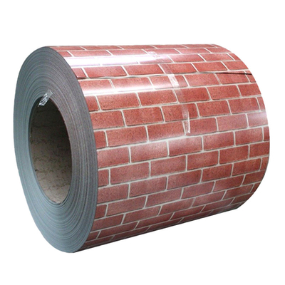 PPGI kaplı bobin genişliği 600mm-1250mmmm İnşaat için Boyalı Galvanizli Çelik Rulo