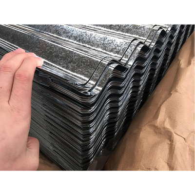 Galvanizli Oluklu Çelik Çinko Kaplı 0.11 - 1.0mm Kalınlık
