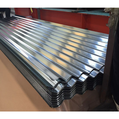 Galvanizli Oluklu Çelik Çinko Kaplı 0.11 - 1.0mm Kalınlık
