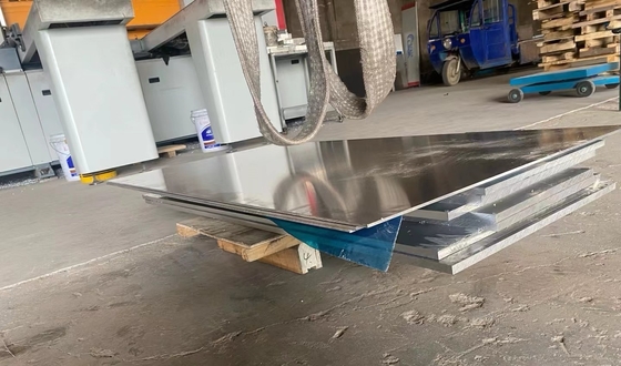 Alaşım 1 4 inç Alüminyum plaka 6061 Yansıtıcı bitirme