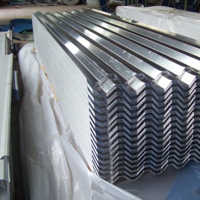 200g/m2 Çinko Kaplama Galvanizli Çelik Plakası SGCC Metal Yaprak Dalgalanmış
