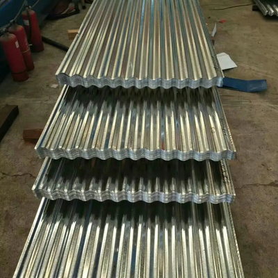 Normal Spangle SGCC DX51D Galvanizli Çelik Yaprak Gürültülü Çatı Yaprağı