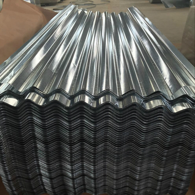 Normal Spangle SGCC DX51D Galvanizli Çelik Yaprak Gürültülü Çatı Yaprağı